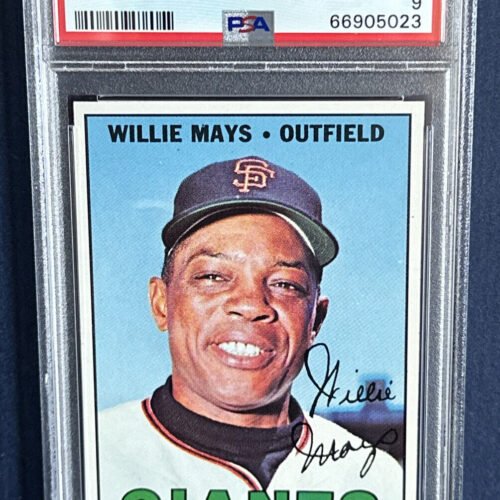 1967 Topps #200 WILLIE MAYS PSA 9 MINT Dead Centered Beauty None Higher