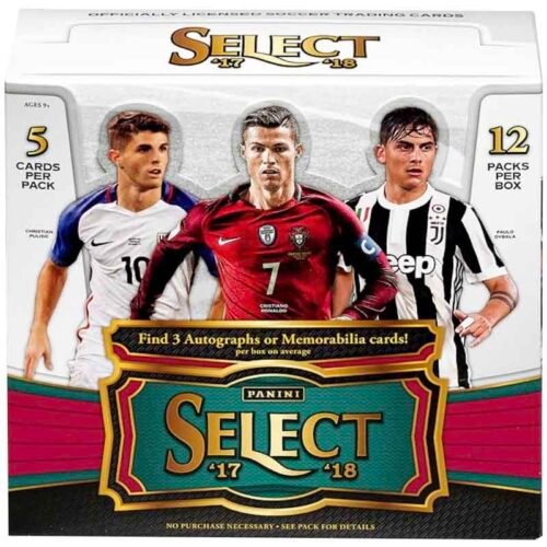 2017/18 Panini Select Soccer Hobby Case (12ct)