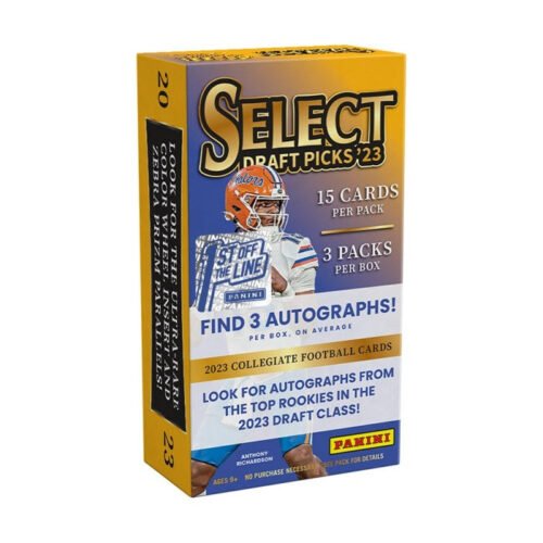 2023 Select Draft Picks Football FOTL 12 Hobby Box Case