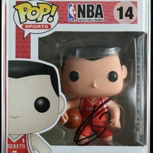 Jeremy Lin Signed Funko Pop! PSA/DNA Encapsulated Houston Rockets