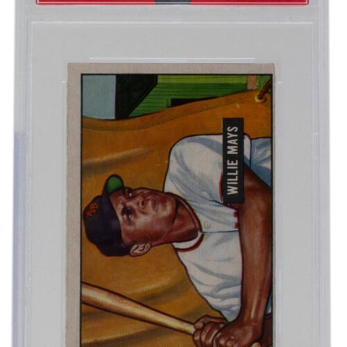 1951 Bowman Willie Mays #305 Rookie Giants Baseball Card PSA VG-EX 4