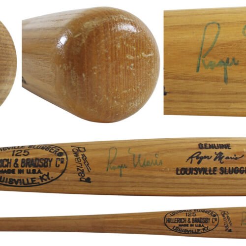 Yankees Roger Maris Authentic Signed Louisville Slugger Bat PSA & BAS #AB40201