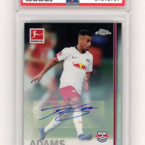 Tyler Adams 2019 Topps Chrome Bundesliga Base Autograph PSA 10